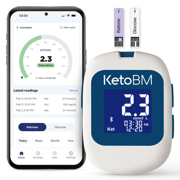 Dual Glucose & Ketone Meter with Bluetooth